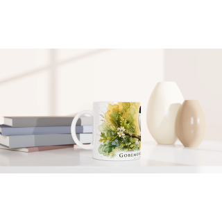 Mug Gobemouche à collier – Grand Est – Collection La Faune des Régions