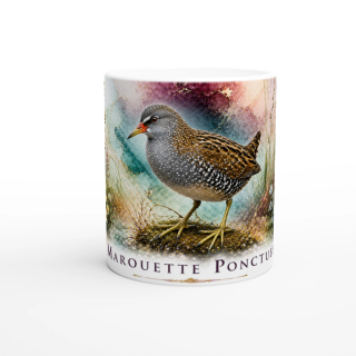 Mug Marouette ponctuée – Hauts-de-France – Collection La Faune des Régions
