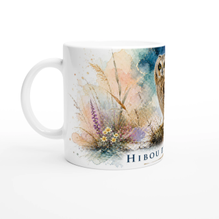 Mug Hibou des marais – Hauts-de-France – Collection La Faune des Régions