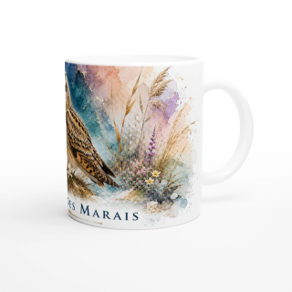 Mug Hibou des marais – Hauts-de-France – Collection La Faune des Régions