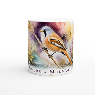 Mug Panure à moustaches – Hauts-de-France – Collection La Faune des Régions