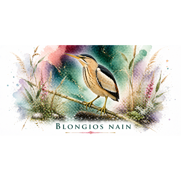 Mug Blongios nain – Hauts-de-France – Collection La Faune des Régions