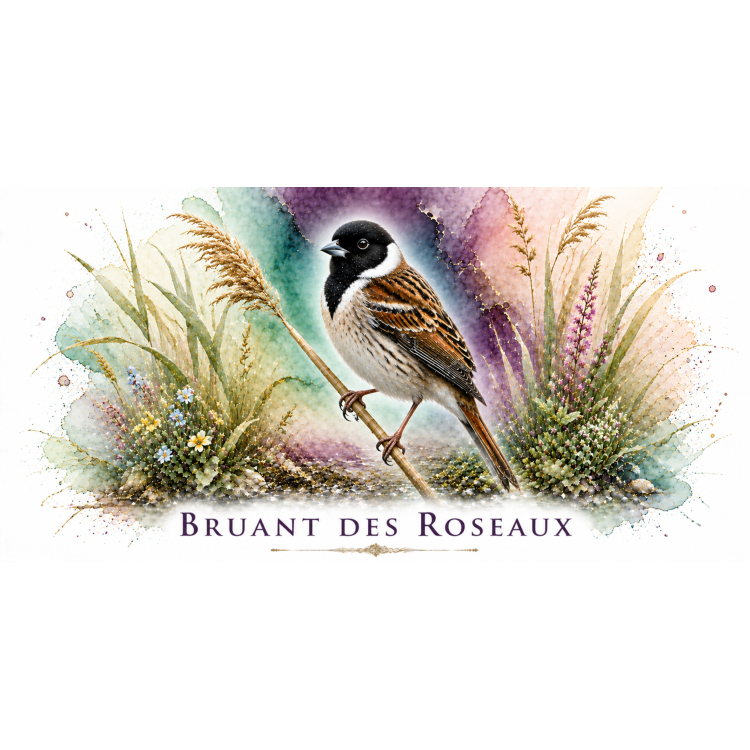 Mug Bruant des roseaux – Hauts-de-France – Collection La Faune des Régions