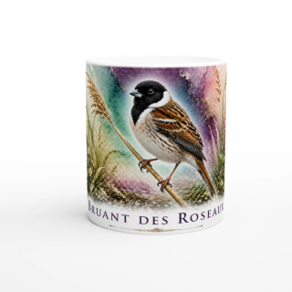 Mug Bruant des roseaux – Hauts-de-France – Collection La Faune des Régions