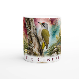 Mug Pic cendré – Centre-Val de Loire – Collection La Faune des Régions