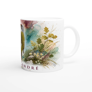 Mug Pic cendré – Centre-Val de Loire – Collection La Faune des Régions