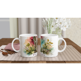 Mug Pic cendré – Centre-Val de Loire – Collection La Faune des Régions