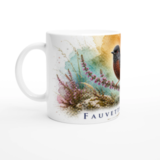 Mug Fauvette pitchou – Centre-Val de Loire – Collection La Faune des Régions