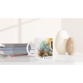Mug Fauvette pitchou – Centre-Val de Loire – Collection La Faune des Régions