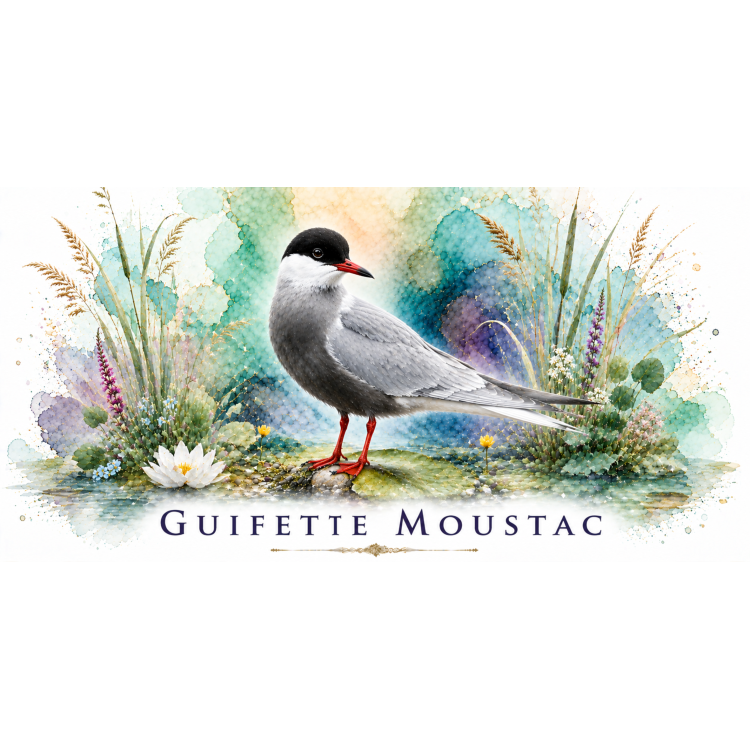 Mug Guifette moustac – Centre-Val de Loire – Collection La Faune des Régions