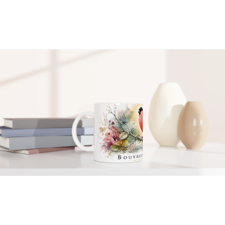 Mug Bouvreuil pivoine – Île-de-France – Collection La Faune des Régions