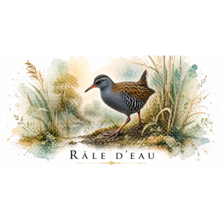 Mug Râle d’eau – Île-de-France – Collection La Faune des Régions