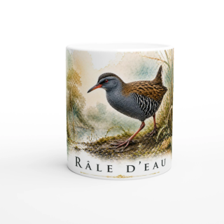 Mug Râle d’eau – Île-de-France – Collection La Faune des Régions