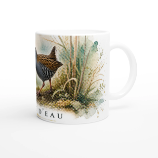 Mug Râle d’eau – Île-de-France – Collection La Faune des Régions