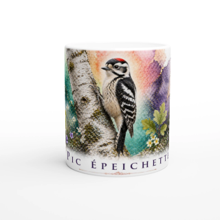 Mug Pic épeichette – Île-de-France – Collection La Faune des Régions