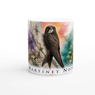 Mug Martinet noir – Île-de-France – Collection La Faune des Régions