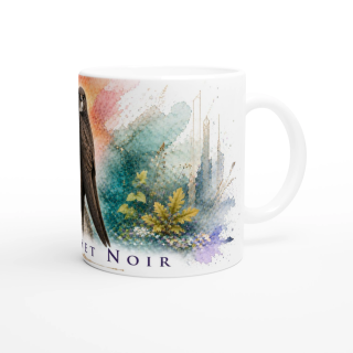 Mug Martinet noir – Île-de-France – Collection La Faune des Régions