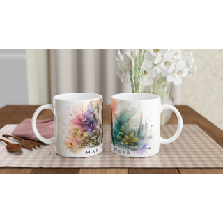 Mug Martinet noir – Île-de-France – Collection La Faune des Régions