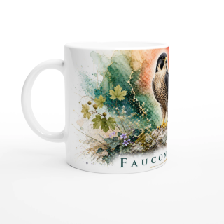 Mug Faucon pèlerin – Île-de-France – Collection La Faune des Régions