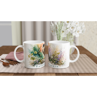 Mug Faucon pèlerin – Île-de-France – Collection La Faune des Régions