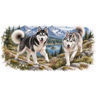 Mug Husky Sibérien – Échos de la Nature – Compagnons