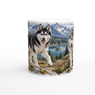 Mug Husky Sibérien – Échos de la Nature – Compagnons