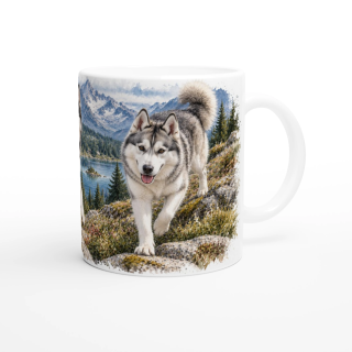 Mug Husky Sibérien – Échos de la Nature – Compagnons