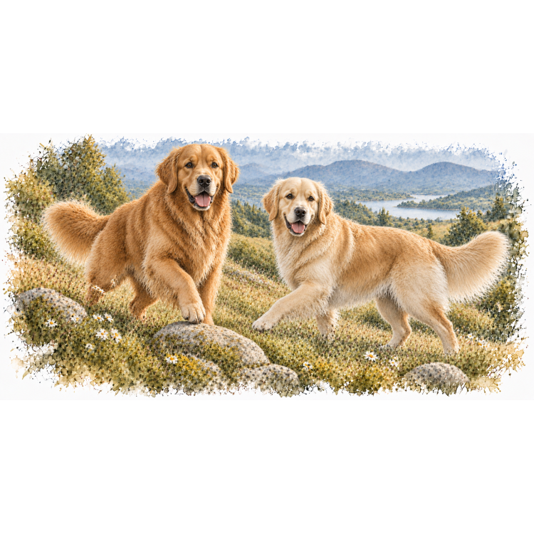 Mug Golden Retriever – Échos de la Nature – Compagnons