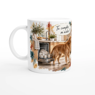 Mug Humour Sarcastique – Tu comptes m’aider ?