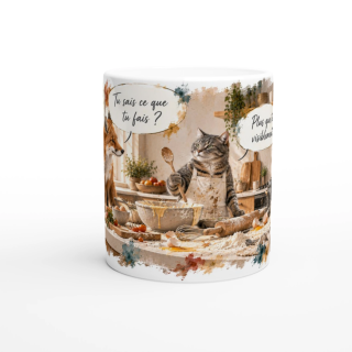 Mug Humour Sarcastique – Tu sais ce que tu fais ?