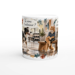 Mug Humour Sarcastique – Tu viens t’entraîner ?