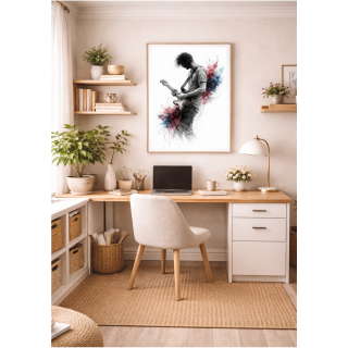 Illustration artistique contemporaine – Intensité électrique