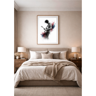 Illustration artistique contemporaine – Intensité électrique