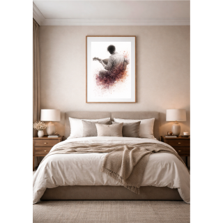 Illustration artistique oud oriental – Écho des cordes anciennes