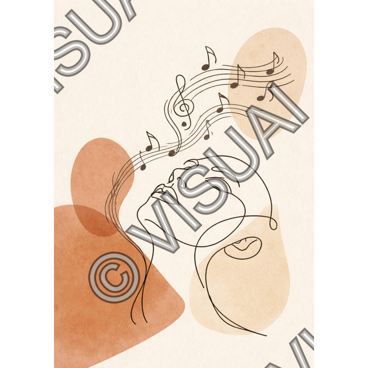 Illustration musicale minimaliste – L’Éveil de la Mélodie