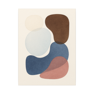 Illustration abstraite moderne – Poster & toile 30x40 / 40x60