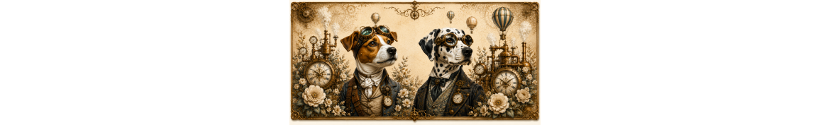 Chiens steampunk